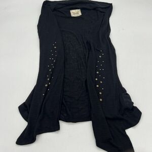 Allen Solly Metal studded open sleeveless cardigan small